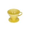 Воронка-дриппер для заваривания кофе CB_98160000000891, керамическая, желтый