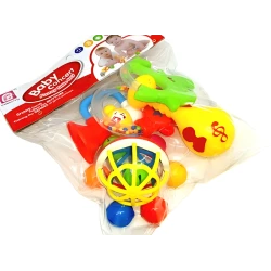Набор погремушек toys_159, пластик, разноцветный, 3+ мес Набор погремушек toys_159, пластик, разноцветный, 3+ мес