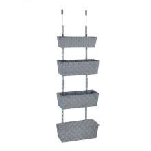 Rəf Wenko Adria, 141x42x16 sm, polad/polyester, boz