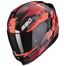 Motosiklet dəbilqəsi Scorpion EXO-520 Evo Air Cover Metal Black-Red L