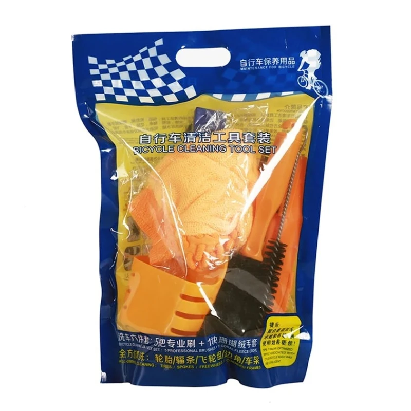 Набор для чистки велосипедов Multi Cleaner Kit Cycle Zone Wkn151, пластиковые щетки для цепи, колес и звезд Набор для чистки велосипедов Multi Cleaner Kit Cycle Zone Wkn151, пластиковые щетки для цепи, колес и звезд