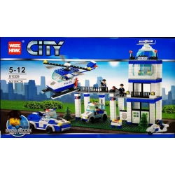 Конструктор Wise Hank City 81009 Городская полиция, 531 деталей Конструктор Wise Hank City 81009 Городская полиция, 531 деталей