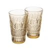 Набор стаканов Gipfel Attica 51388, 2 шт, 300 мл, стекло, бежевый Набор стаканов Gipfel Attica 51388, 2 шт, 300 мл, стекло, бежевый