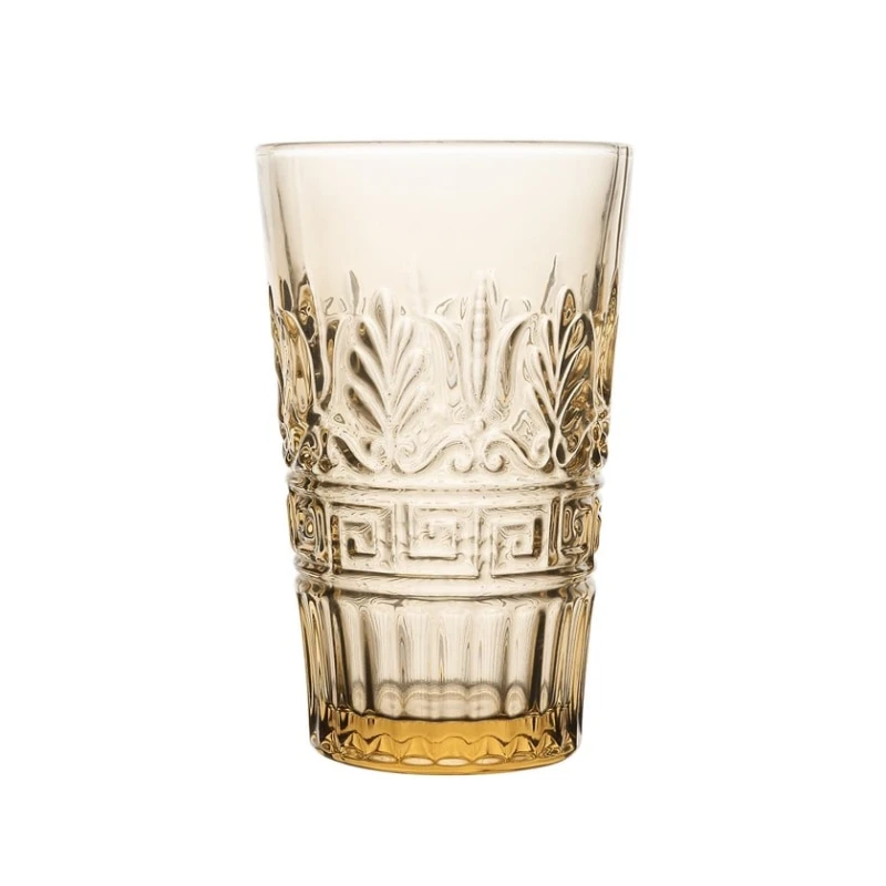 Набор стаканов Gipfel Attica 51388, 2 шт, 300 мл, стекло, бежевый Набор стаканов Gipfel Attica 51388, 2 шт, 300 мл, стекло, бежевый