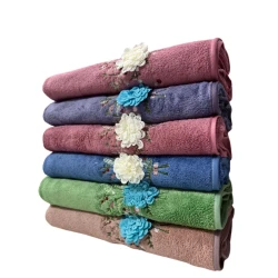 Набор полотенец для лица и рук EL-DX-001, хлопок, 6 шт