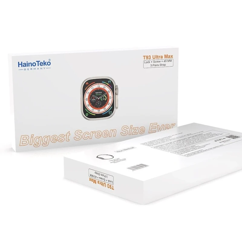Ağıllı saat Haino Teko T93 Ultra Max Black Ağıllı saat Haino Teko T93 Ultra Max Black