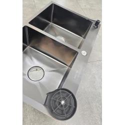 Кухонная мойка Abe Lux Antrasit, 48x78 см Кухонная мойка Abe Lux Antrasit, 48x78 см