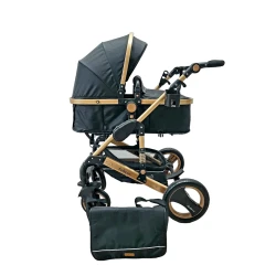 Uşaq arabası Belecoo 535-Q3, qara