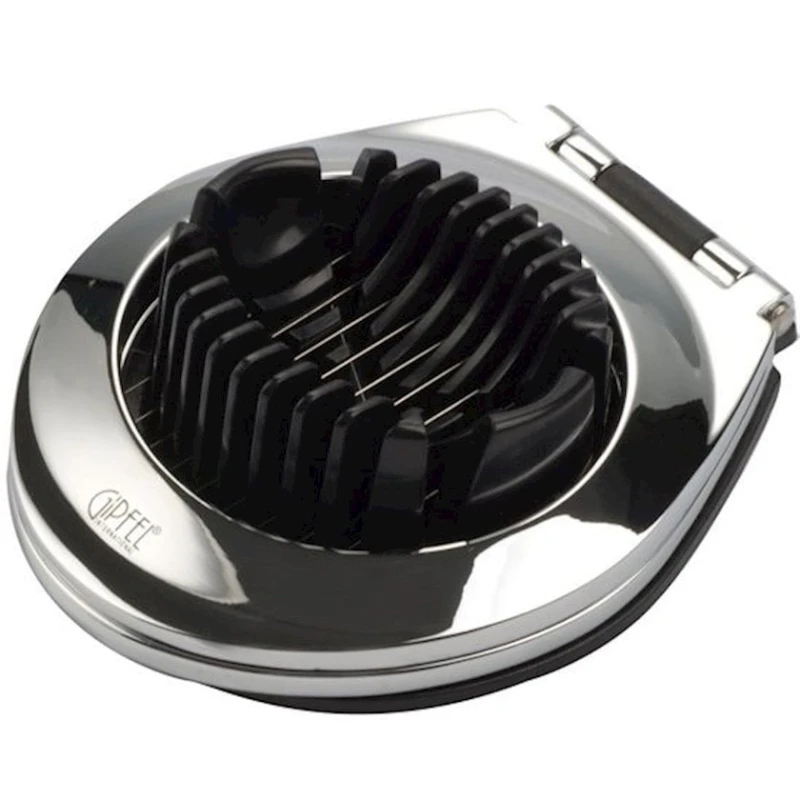 Яйцерезка Gipfel Rich 9819, 8.5х12.5х1.5 см, пластик/нержавеющая сталь, черный/серебристый Яйцерезка Gipfel Rich 9819, 8.5х12.5х1.5 см, пластик/нержавеющая сталь, черный/серебристый