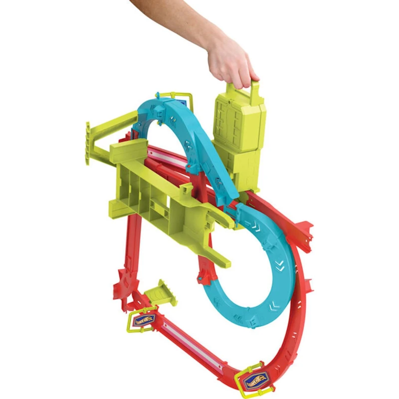 Автотрек Hot Wheels Neon Speeders Skyscraper Speed Circuit