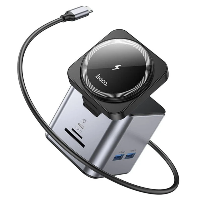 Док-станция Hoco HB49 Silver Док-станция Hoco HB49 Silver