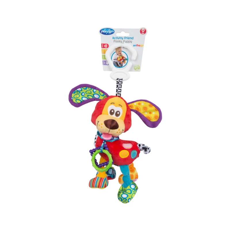 Подвесная игрушка Playgro Activity Friend Pooky Puppy, 0+ месяцев