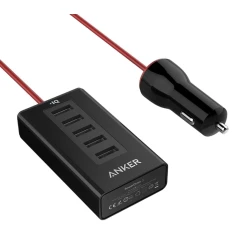 Автомобильное зарядное устройство Anker PowerDrive 5 Port Black