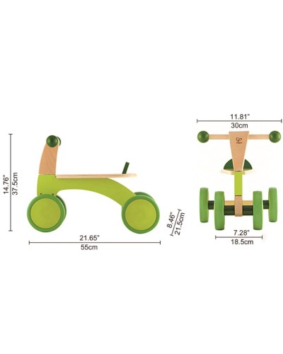 Araba Hape Scoot-Around, taxta