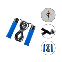 Скакалка 02125056, синяя, 280 см