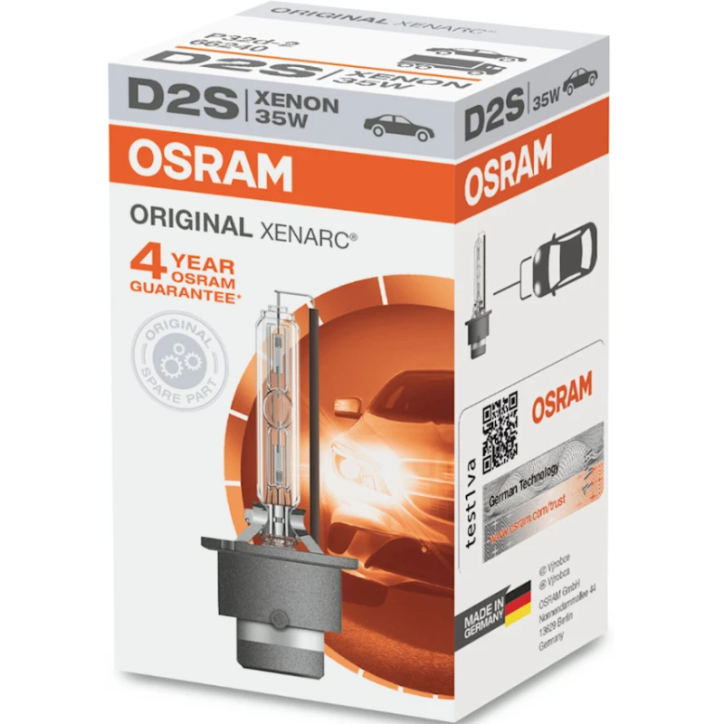 Лампочка для световых приборов автомобиля Osram Orginal Xenarc D2S 35w 66240