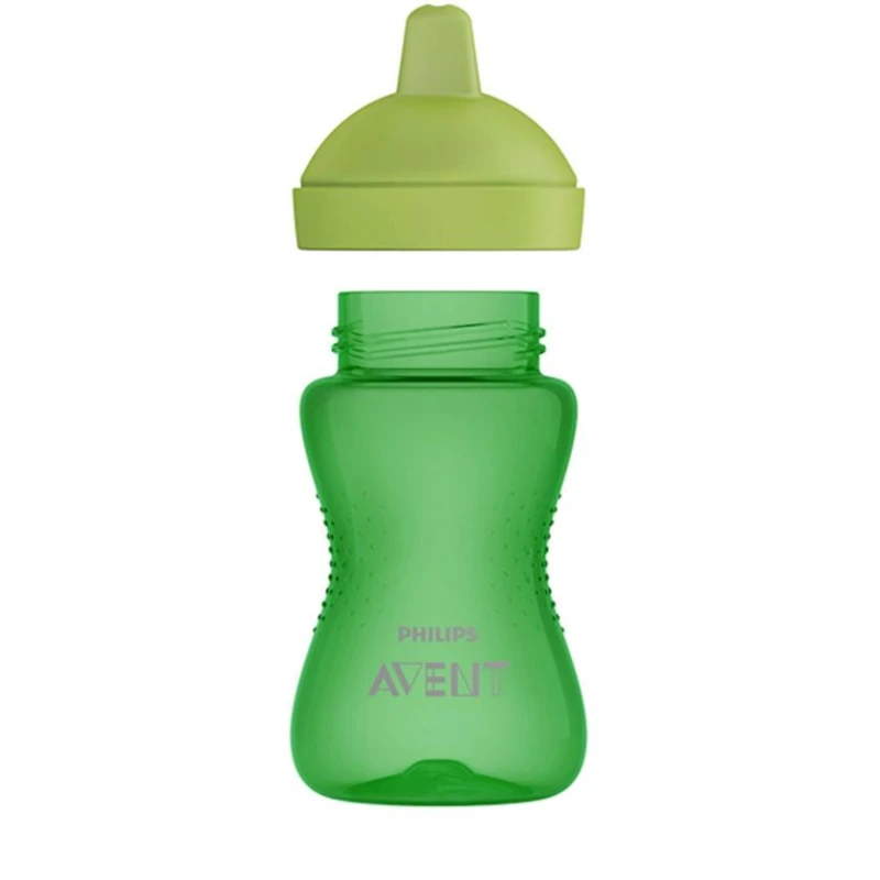 Tökülməyən fincan Philips AVENT, 300 ml, 18+ ay, Yaşıl