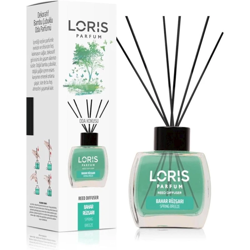 Ароматический диффузор Loris Parfum Reed Diffuser Весенний ветер 120 мл, товар в ассортименте