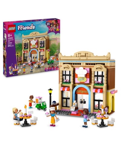 Konstruktor LEGO Friends Restaurant and Cooking School 42655, 896 parça, 8 yaşdan