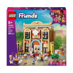 Конструктор LEGO Friends Restaurant and Cooking School 42655, 896 деталей, от 8 лет