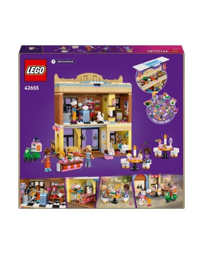 Konstruktor LEGO Friends Restaurant and Cooking School 42655, 896 parça, 8 yaşdan