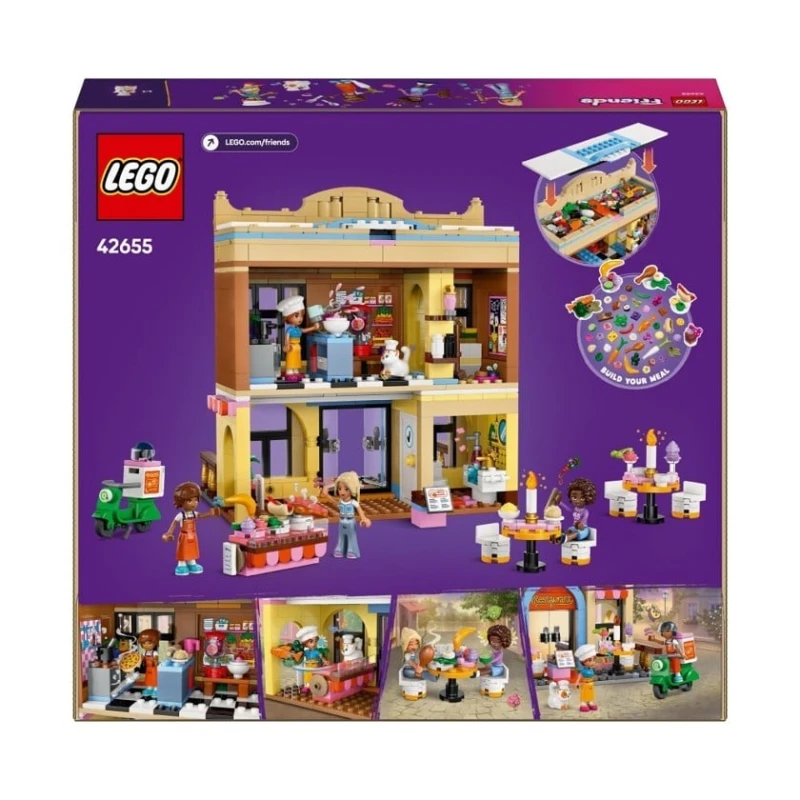 Конструктор LEGO Friends Restaurant and Cooking School 42655, 896 деталей, от 8 лет