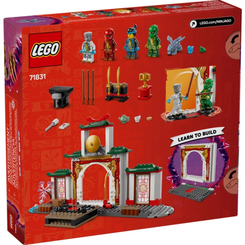 Конструктор LEGO Ninjago 71831 Ninja Spinjitzu Temple, 158 элементов, 4+ лет