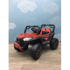 Uşaq elektrik avtomobili 579, qara/qırmızı