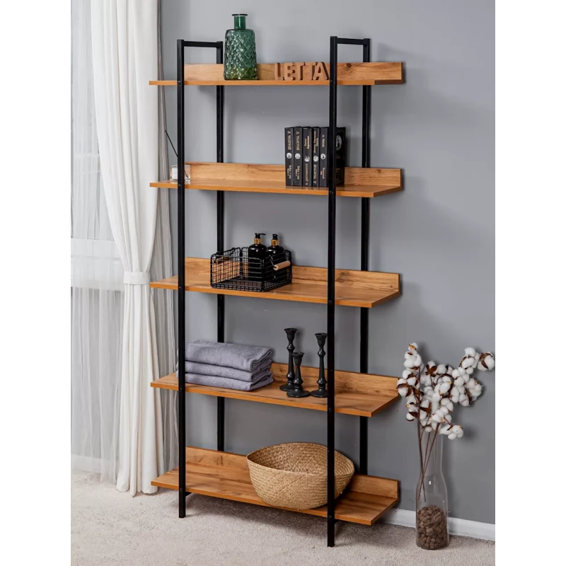 Stellaj 24x78x176 sm, LDSP, qəhvəyi