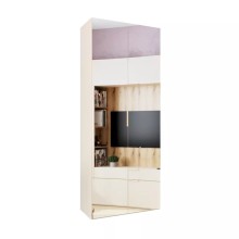 Şkaf Art Mebel Art-80-24, LDSP, krem, 50x80x210 sm