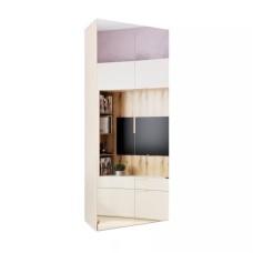 Şkaf Art Mebel Art-80-24, LDSP, krem, 50x80x210 sm