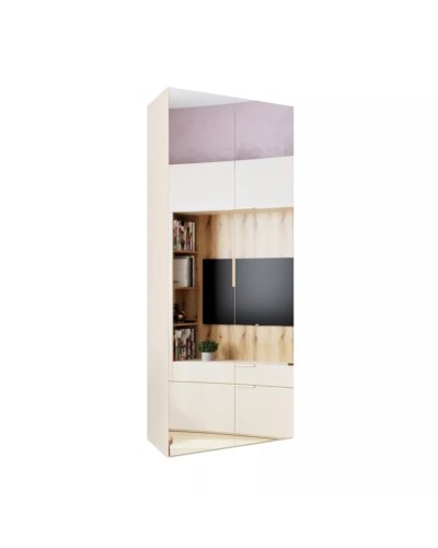 Şkaf Art Mebel Art-80-24, LDSP, krem, 50x80x210 sm