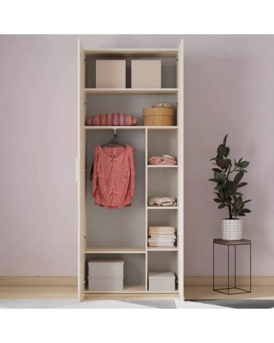 Şkaf Art Mebel Art-80-24, LDSP, krem, 50x80x210 sm