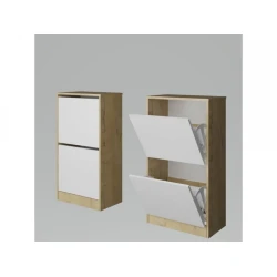 Тумба для обуви Art Mebel 31, ламинат, белая, 80х70х30 см Тумба для обуви Art Mebel 31, ламинат, белая, 80х70х30 см