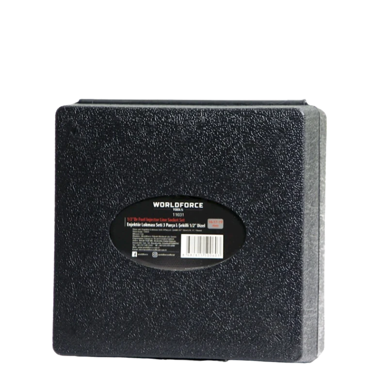 Dizel forsunkaları üçün şalbanbaşı dəsti Worldforce 11031 L-formalı, 14/17/19 mm, 1/2