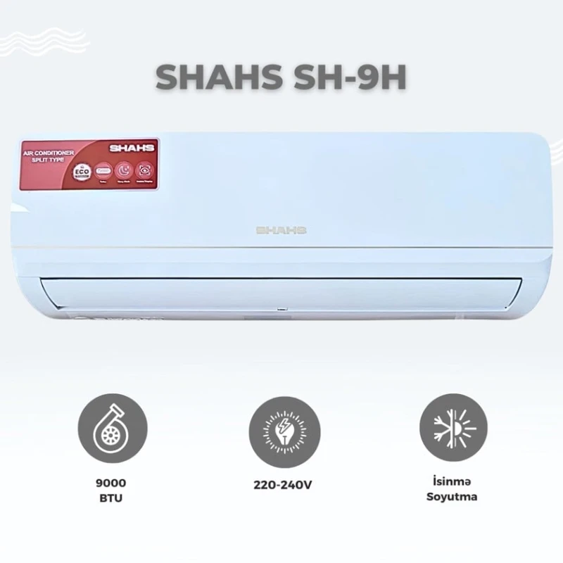 Кондиционер Shahs SH-9H White