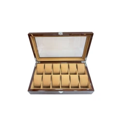 Бокс для часов The Groove, деревянный, коричневый