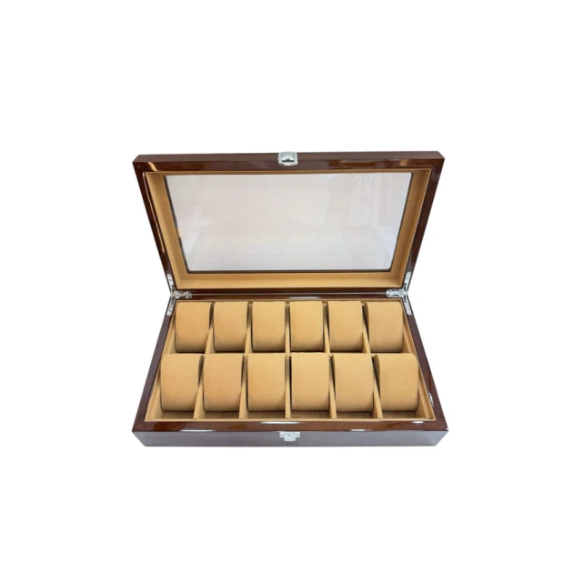 Бокс для часов The Groove, деревянный, коричневый Бокс для часов The Groove, деревянный, коричневый