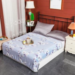 Покрывало Casadoro SHA-00002590, двуспальное, бамбук, голубое, 220x230 см