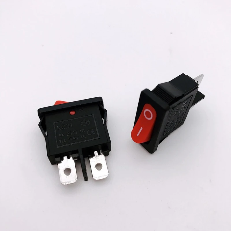 Dəyişdirici açar 2 PIN KCD1-110 6A 250VAC