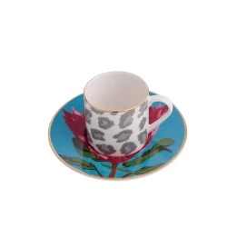 Кофейная пара Porland Africa Design4 04ALM005857, фарфор, 90 мл