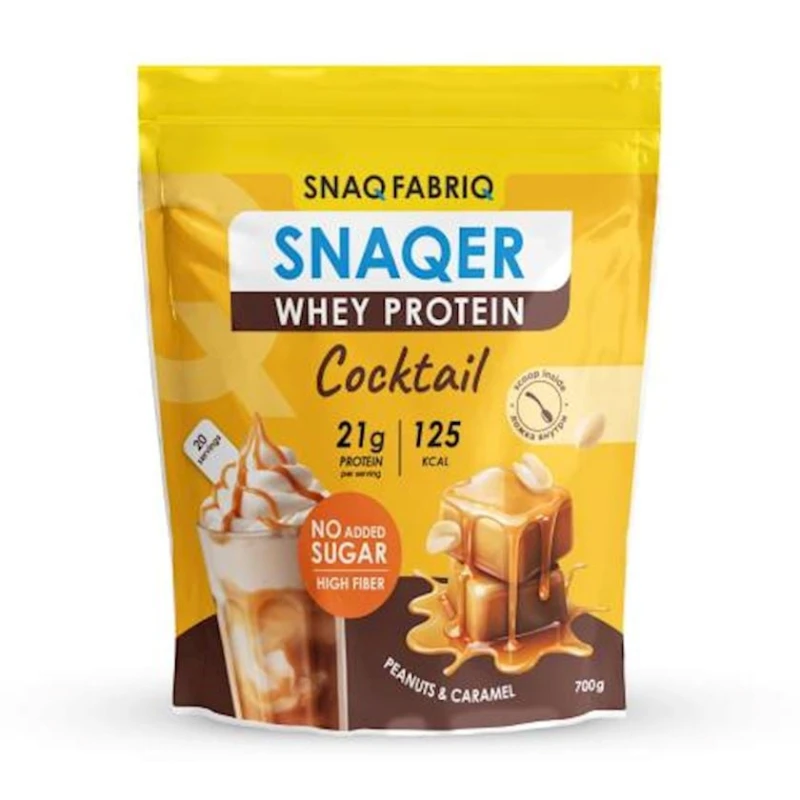 Протеин Snaq Fabriq Snaqer Whey Protein Peanuts & Caramel 700 г Протеин Snaq Fabriq Snaqer Whey Protein Peanuts & Caramel 700 г
