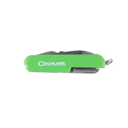 Düşərgə Bıçağı Coghlan's, yaşıl, 8.9x2.5x1.4 sm