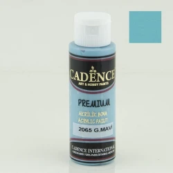 Декоративная акриловая краска Cadence Premium Acrylic Paint 2065 Azure Blue, 70 мл