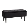 Банкетка JYSK Badsted, черная, 95x45x37 см Банкетка JYSK Badsted, черная, 95x45x37 см