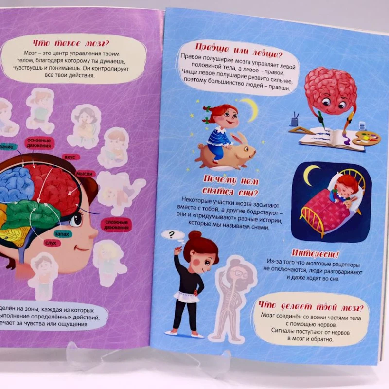 Kitab Проф-Пресс Атлас тело человека с наклейками Kitab Проф-Пресс Атлас тело человека с наклейками