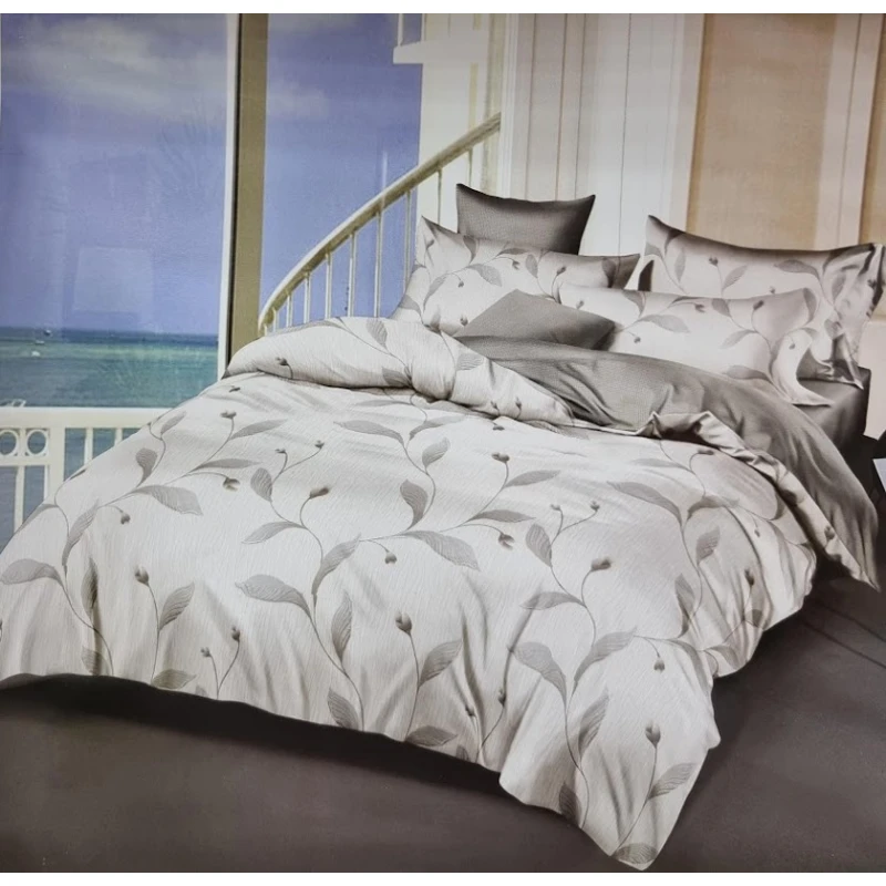 Комплект постельного белья MiraNova CTS-392, пододеяльник 160х220 см, простыня 180х240 см, наволочка 50х70 см, односпальный, разноцветный Комплект постельного белья MiraNova CTS-392, пододеяльник 160х220 см, простыня 180х240 см, наволочка 50х70 см, односпальный, разноцветный