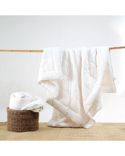 Yorğan Doqu Home, tək nəfərlik, bütün fəsillər üçün, bambuk lifi, ağ, 155x215 sm