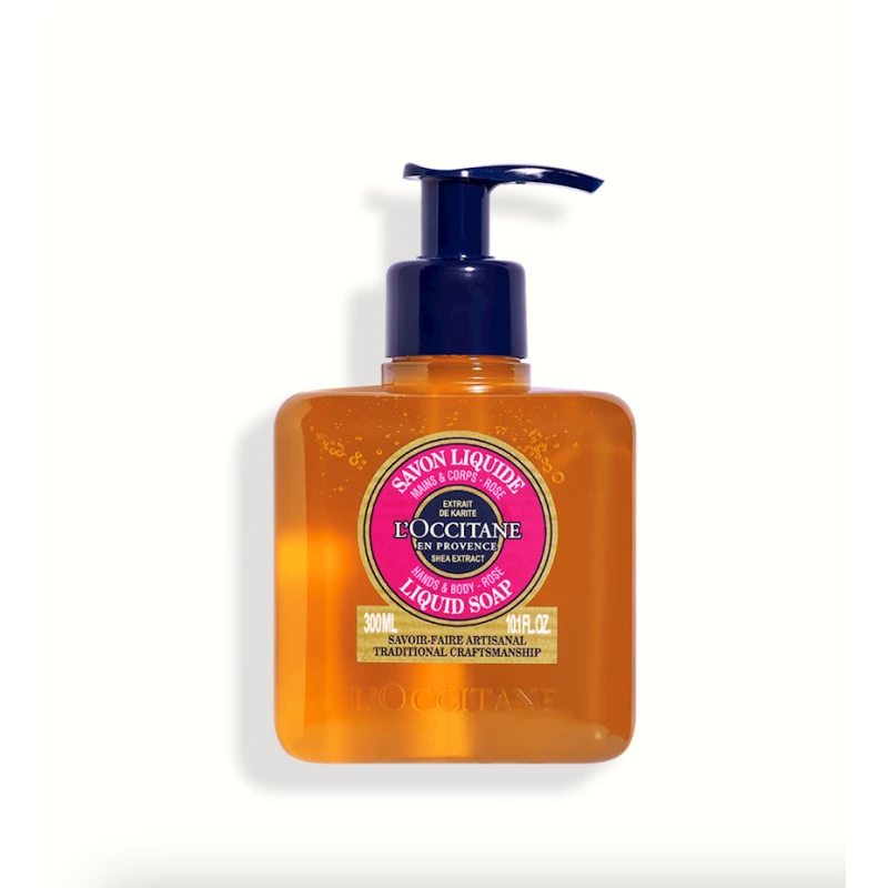 Maye sabun L'Occitane Shea Rose Liquid Soap Nəmləndirici 300 ml