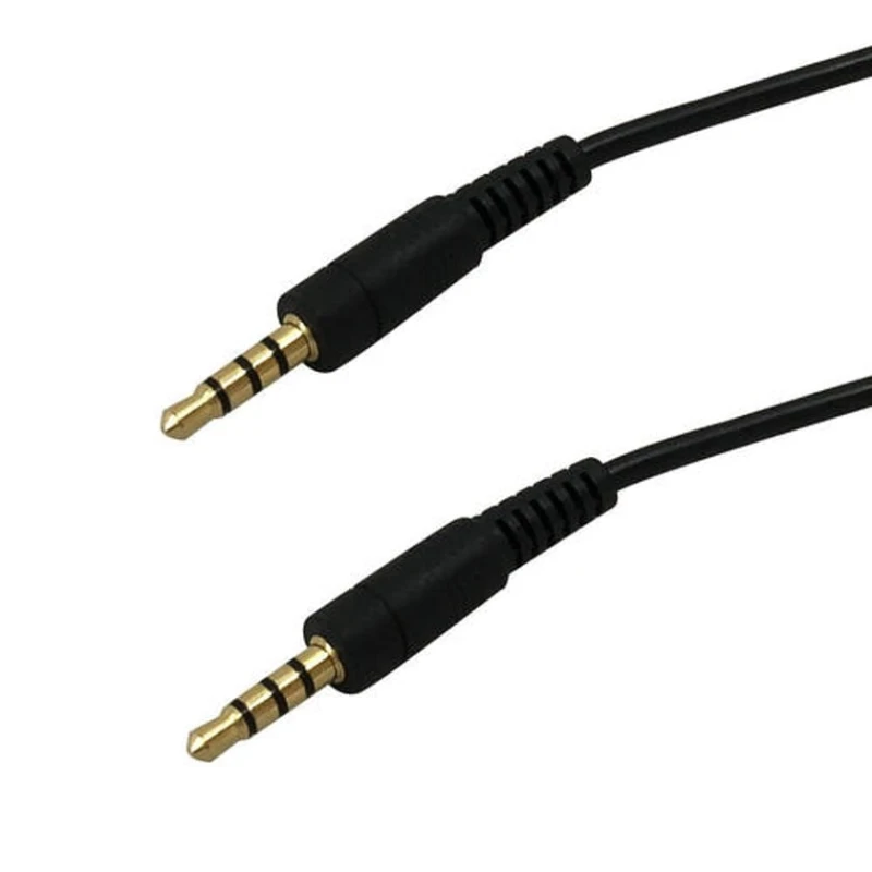 Kabel AUX Celebrat AU-01 Black 1 m
